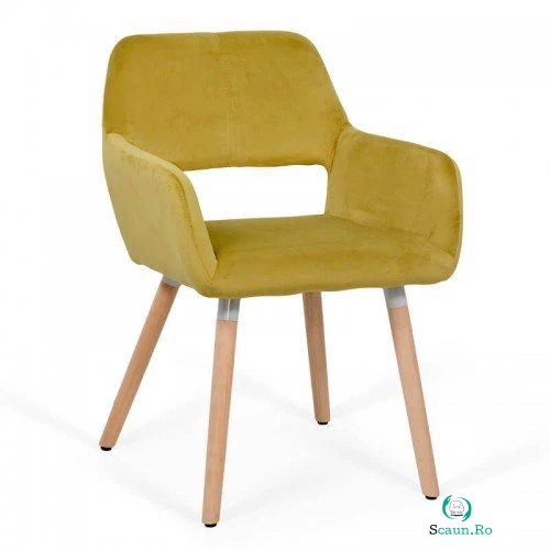 Scaune de bucatarie BUC 280 galben la 359.38 lei ron
