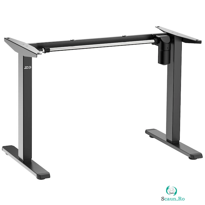 MACLEAN Cadru birou electric Ergo Office, 1 motor, reglabil pe inaltime, max1160mm, greutate max. 80kg, ER-443