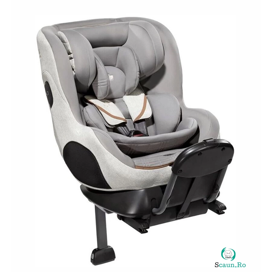 Scaun auto pentru copii i-Size Joie i-Prodigi Signature, nastere-125 cm, Oyster, testat Plus