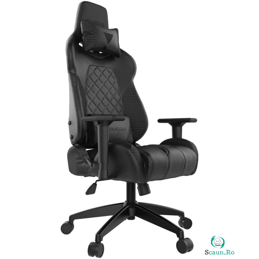 Scaun gaming Gamdias Achilles E1 L, Negru