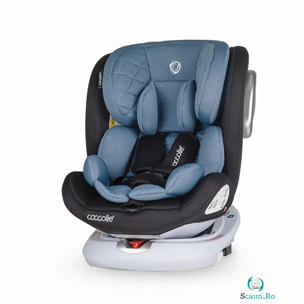 Scaun auto rotativ 0-36 kg Coccolle Lyra Celestial Blue