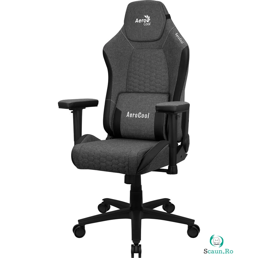 Scaun Gaming CROWNASHBK Ergonomic AeroWeave Technology Negru la 1,409.99 lei ron