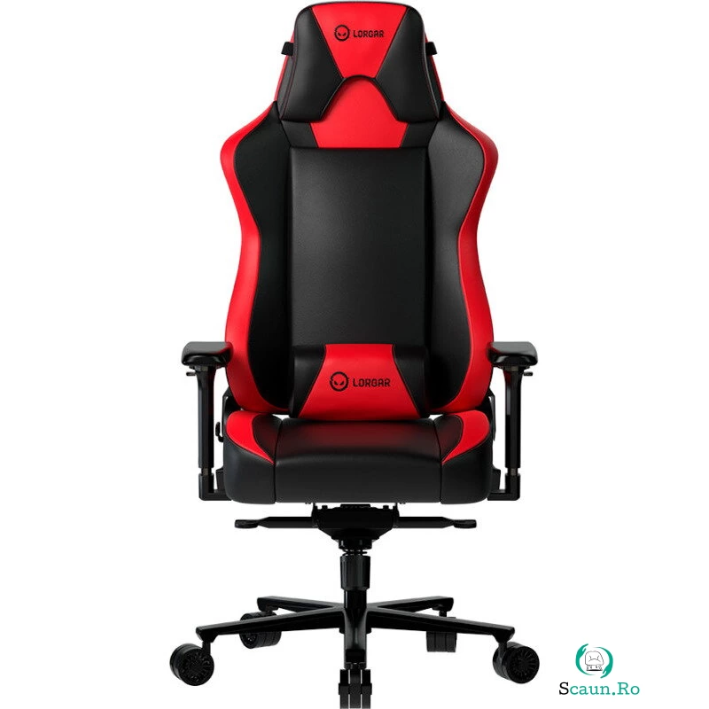 LORGAR Scaun gaming LORGAR Base 311, Negru-Rosu