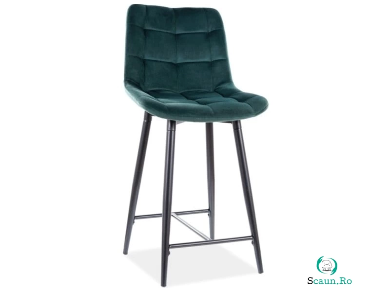 Scaun de bar Chic H-2 Verde – H92 cm la 258.00 lei ron
