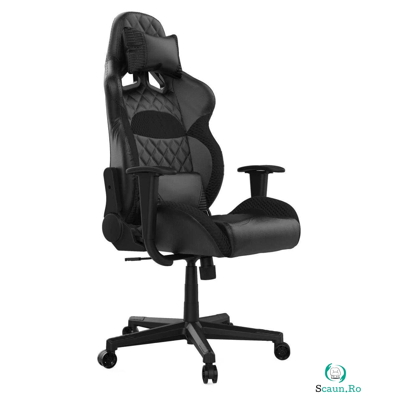 Scaun gaming Gamdias Gamdias Zelus E1 L, Negru