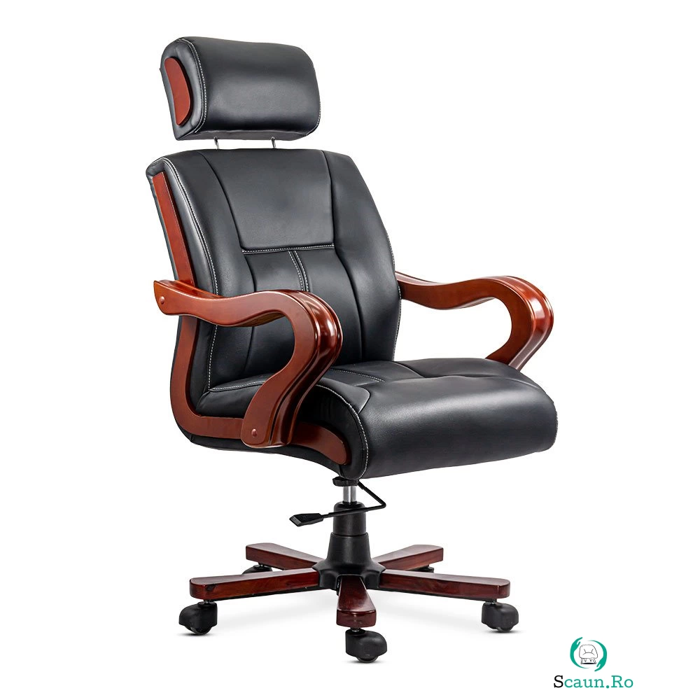 Scaun directorial de birou cu masaj OFF 1662 negru la 1,030.92 lei ron