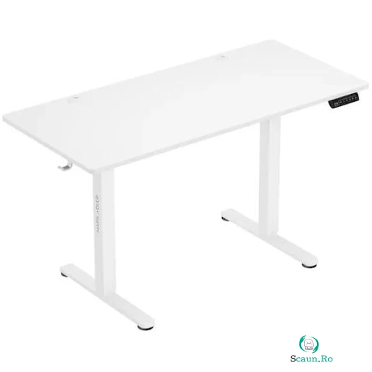 Mark Adler Birou electric Mark Adler Leader 7.0, inaltime reglabila 72-118 cm, dimensiuni 120 x 60 cm, Functie de Memorie, Afisaj LCD, Alb