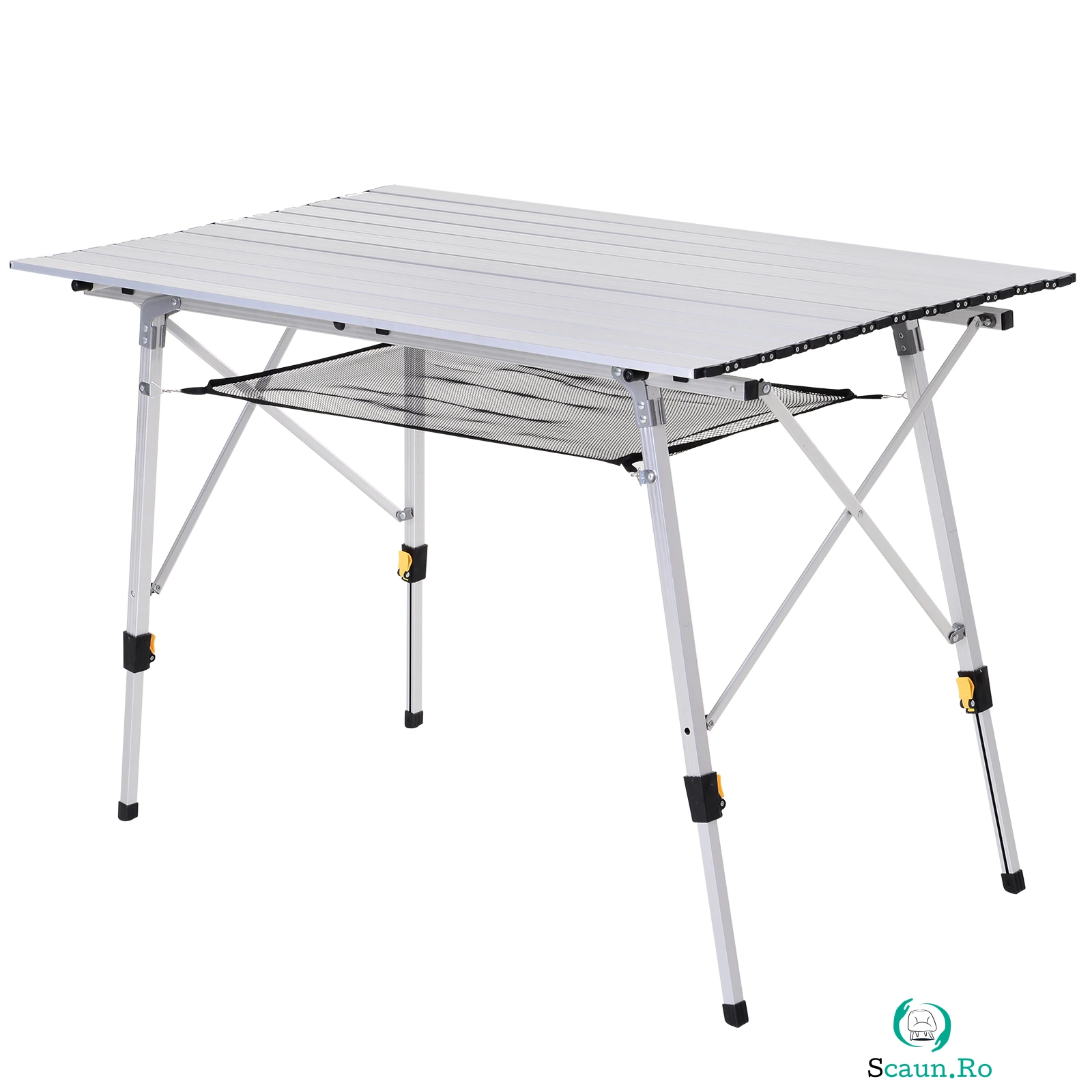 Outsunny Masă de Picnic Portabilă, Pliabilă, Ușoară, din Aluminiu cu Husă de Transport, 120x70 cm | Aosom Romania la 699.99 lei ron