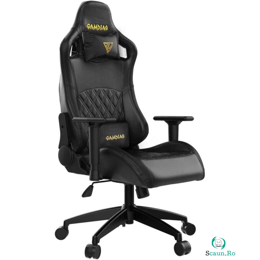 Scaun gaming Gamdias Aphrodite EF1L, Negru