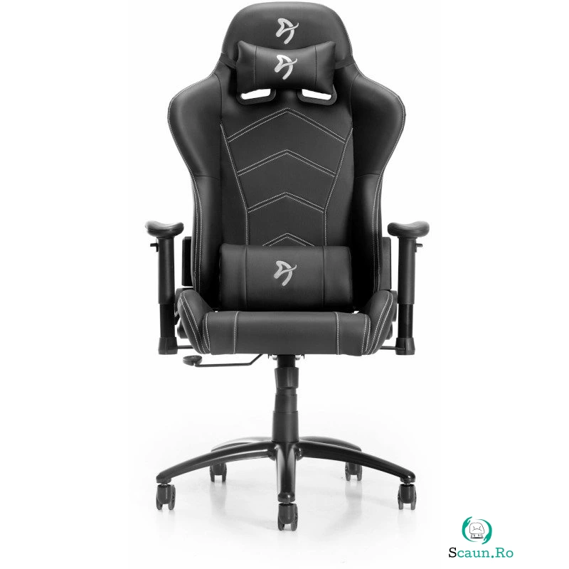 Scaun Gaming Inizio PU Black Grey Logo la 1,207.99 lei ron