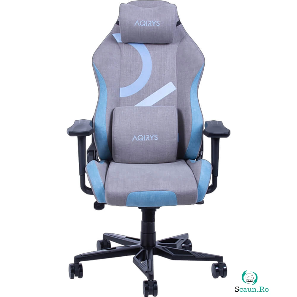 Scaun Gaming Aqirys Ymir, Albastru Gri