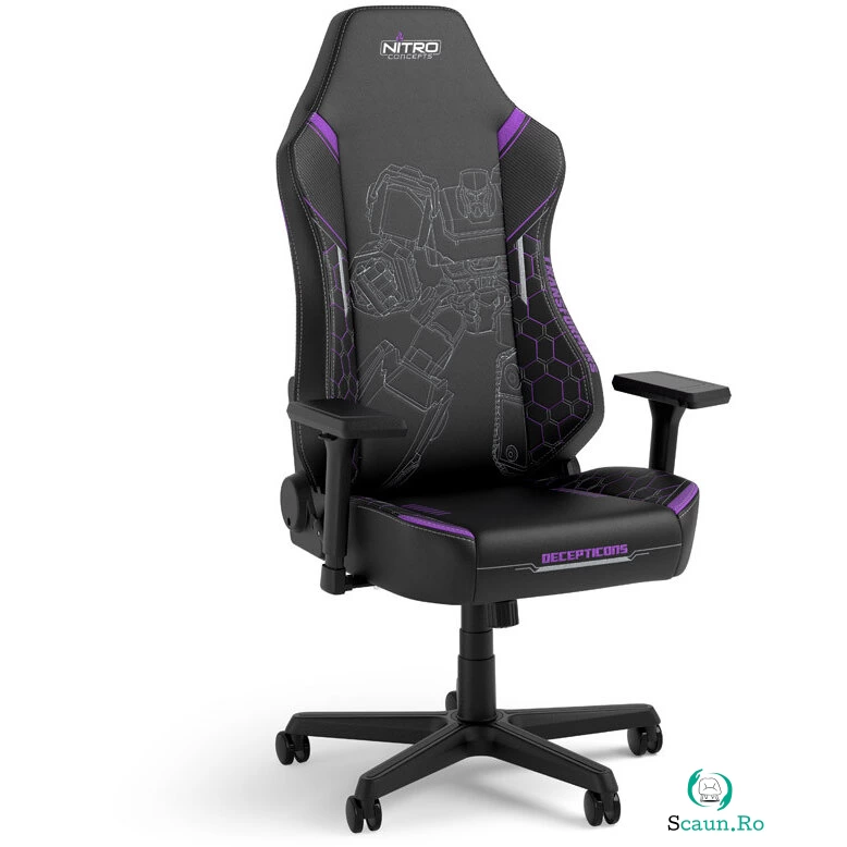 Scaun Gaming X1000 Transformers Decepticons Edition la 1,480.99 lei ron