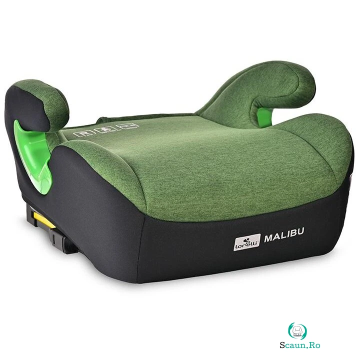 Inaltator Auto pentru Copii Malibu Isofix 125-150CM 6-12 Ani Verde la 226.99 lei ron