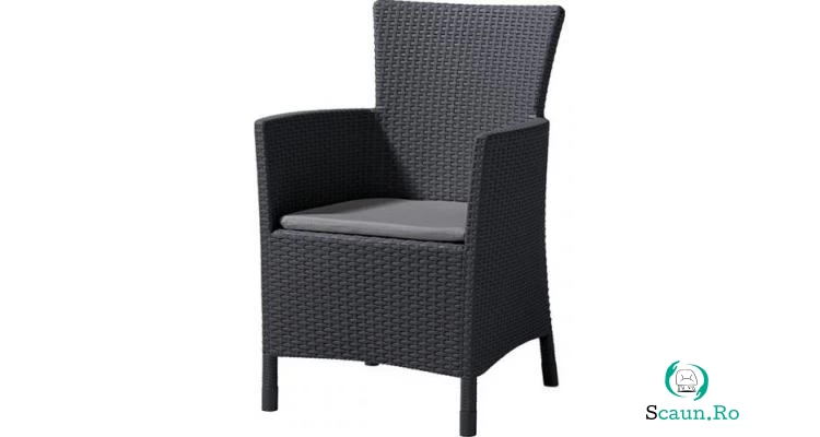 Scaun de gradina Iowa Grafit/Gri-rece la 299.00 lei ron