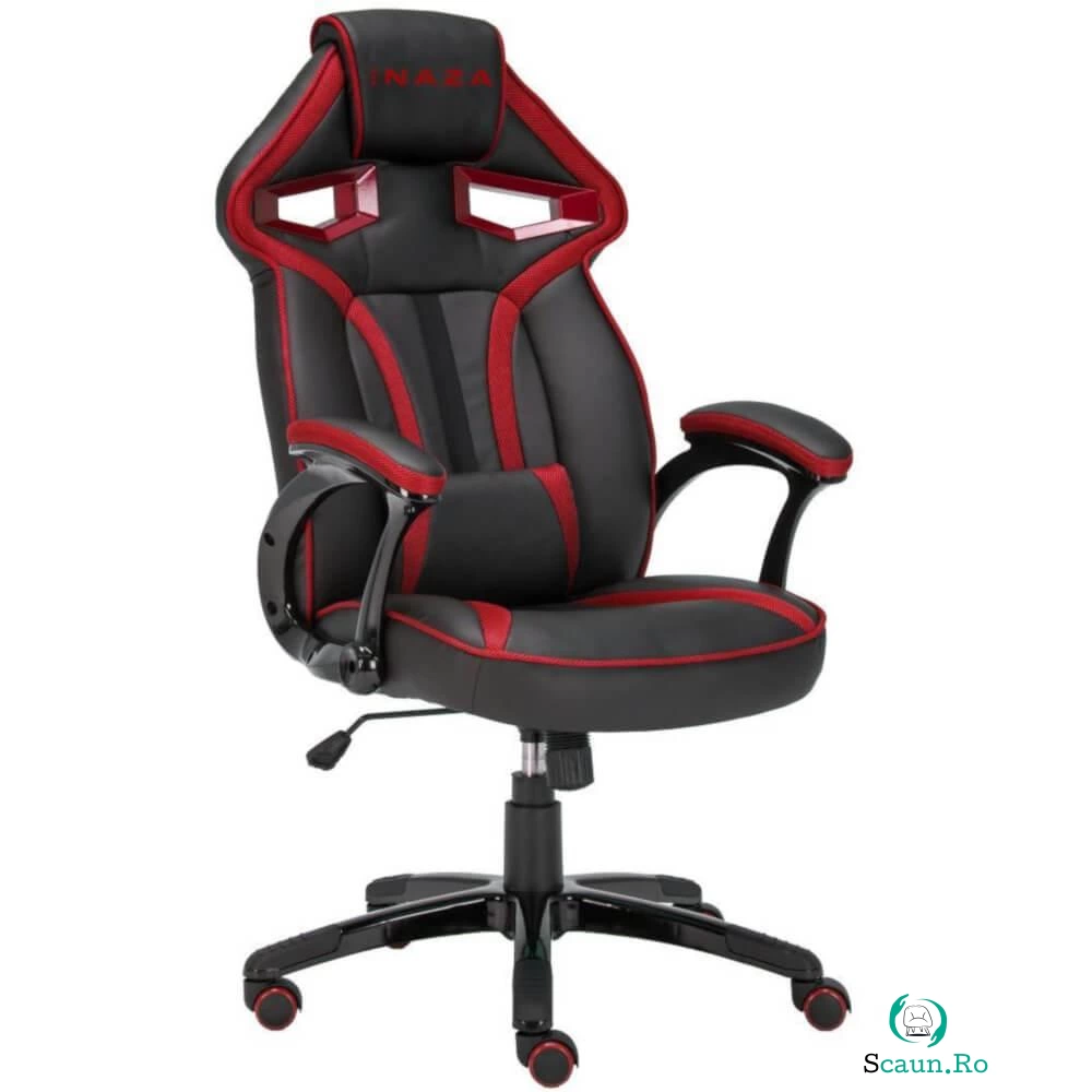 Scaun gaming Inaza Cobra, Negru/Rosu la 958.99 lei ron