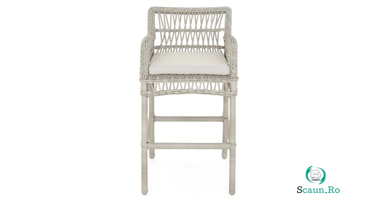 Scaun bar MACKINAC lungime 61 latime 60 inaltime 110 gri gri la 1,129.29 lei ron