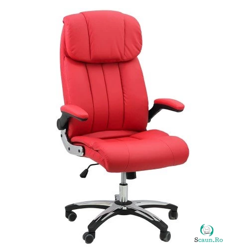 Scaun ergonomic de birou OFF 317 rosu la 738.99 lei ron